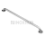 Поручень настенный прямой, L=1000 мм, Ø32 мм, AISI 304, GRIT 600