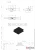Профиль (210-8 BLC) магнит 90º/180º, L=2200 (1компл/2 шт), стекло 8.0 мм, ПВХ Черный мат