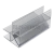 Профиль (210-10 CL) магнит белый 90º/180º, L=2200 (1компл/2 шт), стекло 10.0 мм, ПВХ прозрачный БЕЛЫЙ