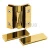 Петля (515 Gold) стекло-стекло, без реза уплотнителя, с декоративными крышками, под Золото