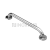 Поручень настенный прямой, L=500 мм, Ø32 мм, AISI 304, GRIT 600