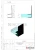 Профиль (215-8 BLC) ус 25 мм, L=2200, стекло 8.0 мм, ПВХ Черный мат