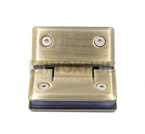 Петля (302 Bronze) стекло-стекло 135°, под Бронзу