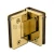 Петля (304 Gold) стекло-стекло 90°, под Золото