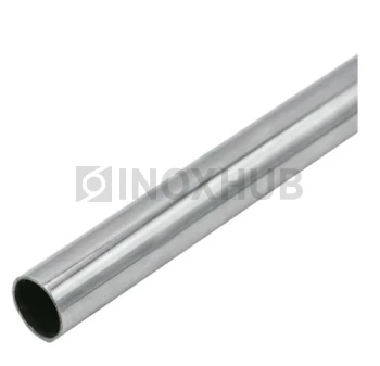 Труба круглая AISI 304, ASTM A554, Ø42.4×1.5×6000 мм, GRIT 600