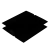 Профиль (210-8 BLC) магнит 90º/180º, L=2200 (1компл/2 шт), стекло 8.0 мм, ПВХ Черный мат