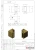 Соединитель штанги 90° (340 Bronze), штанга 30×10 мм, под Бронзу