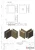 Коннектор (725 Gold) стекло-стекло 90°, под Золото