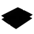Профиль (210-8 BLC) магнит 90º/180º, L=2200 (1компл/2 шт), стекло 8.0 мм, ПВХ Черный мат